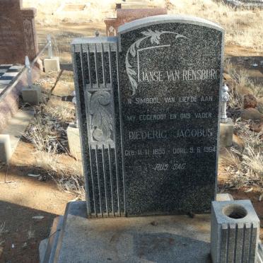 RENSBURG Diederic Jacobus, Janse van 1895-1964