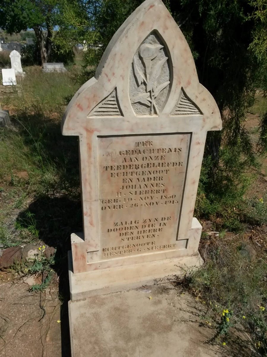 SIEBERT Johannes H. 1850-1915