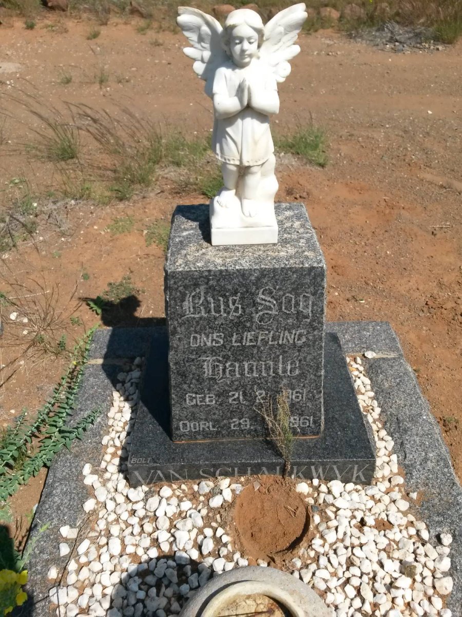 SCHALKWYK Hannle, van 1961-1961