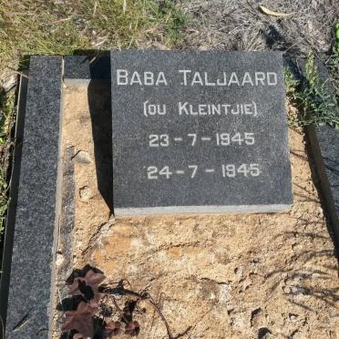 TALJAARD Baba 1945-1945