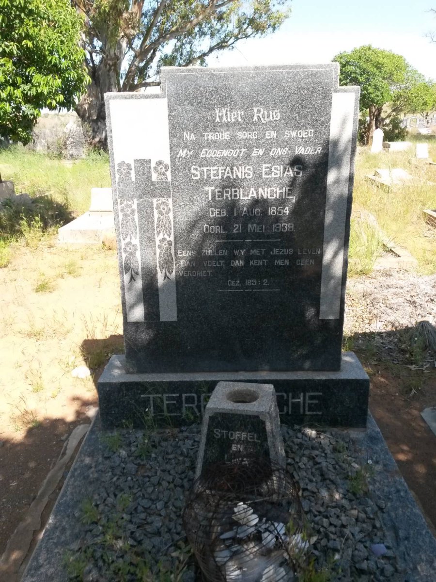 TERBLANCHE Stefanis Esias 1854-1939