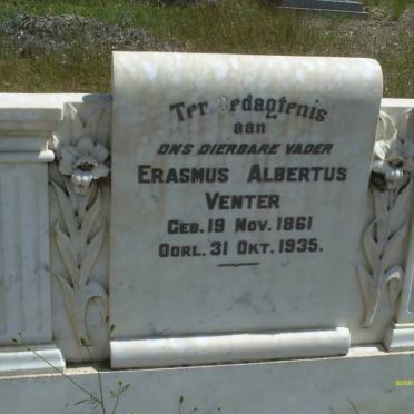 VENTER Erasmus Albertus 1861-1935