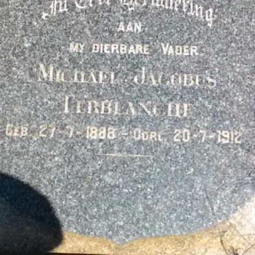 TERBLANCHE Michael Jacobus 1888-1912
