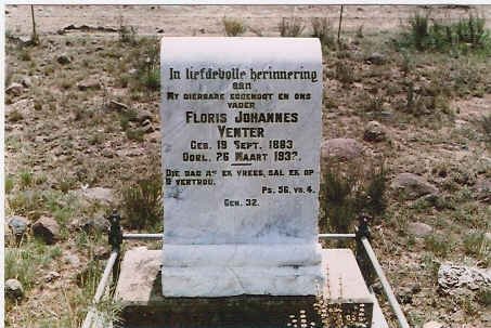 VENTER Floris Johannes 1883-1932