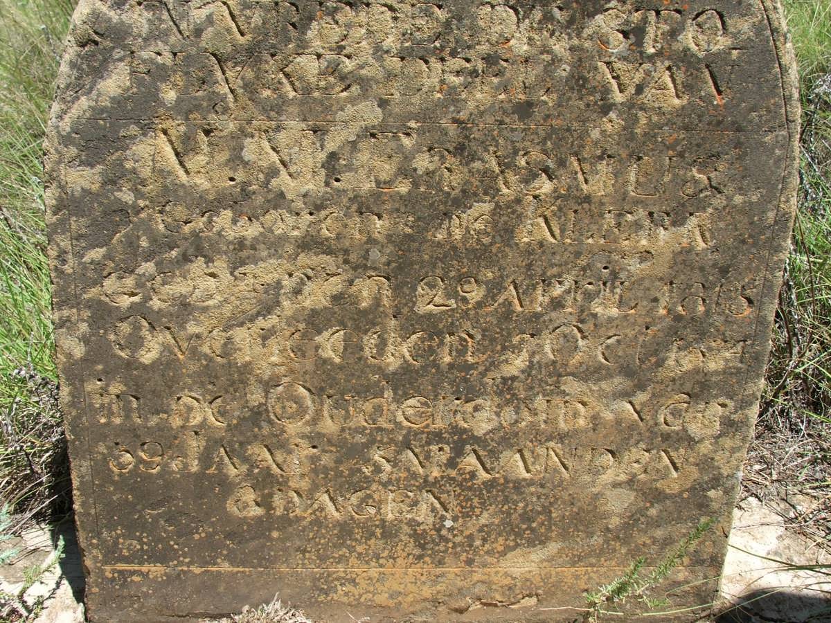 ERASMUS N.N. nee DE KLERK 1815-1874