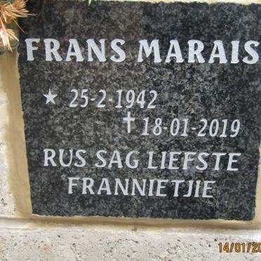 MARAIS Frans 1942-2019