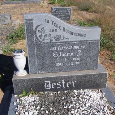 BESTER Catharina J. 1902-1989