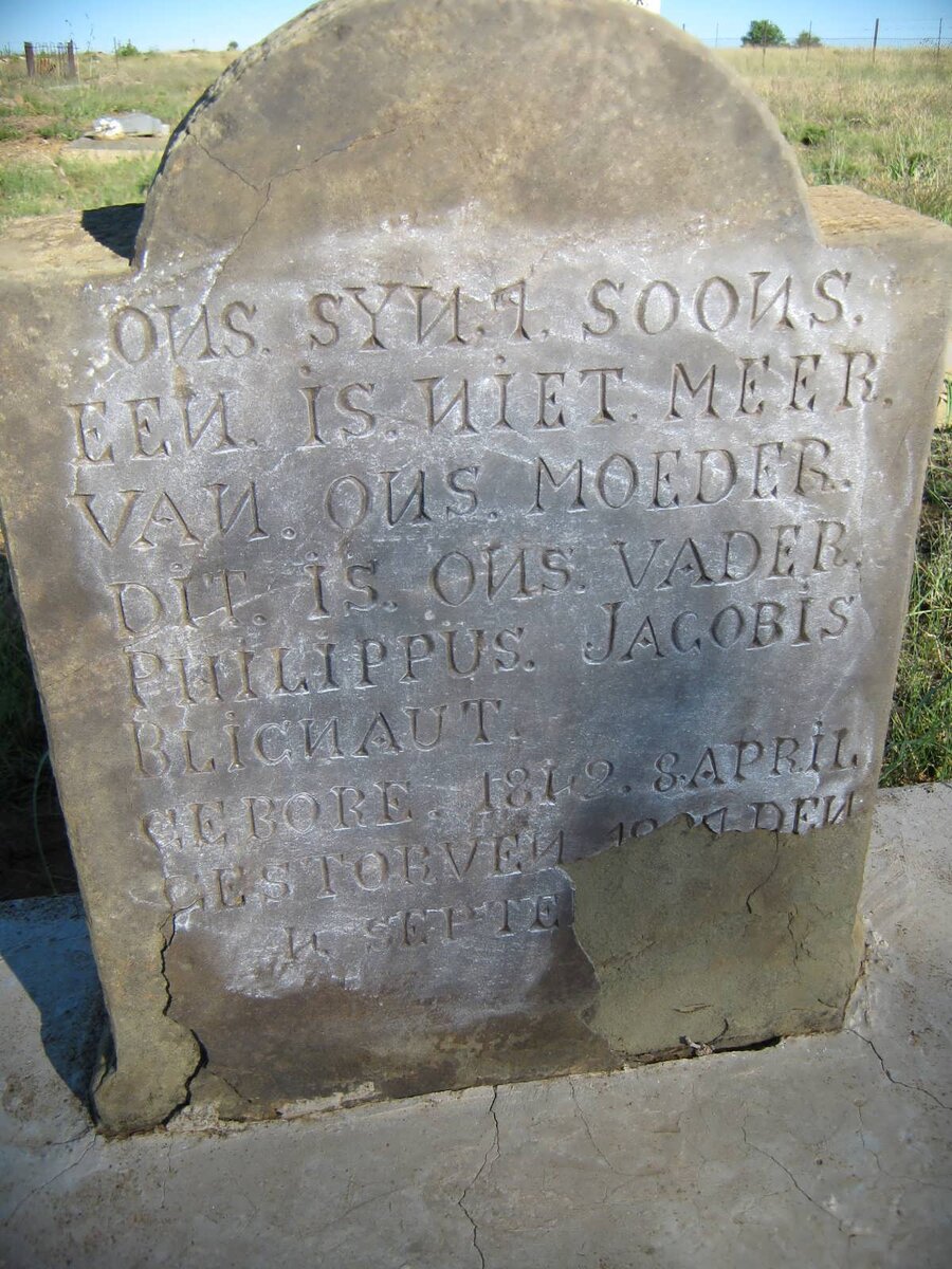 BLIGNAUT Philippus Jacobis 1842-