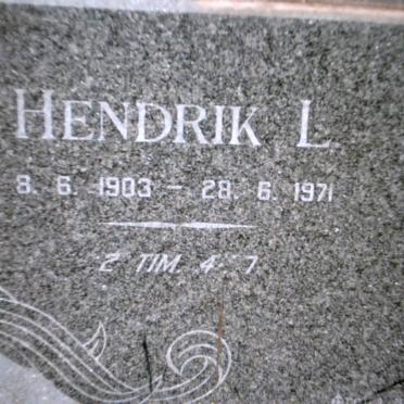 BERG Hendrik L., van den 1903-1971