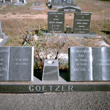 COETZER Jacob J. 1891-1973 &amp; Magdalena nee SMIT 1898-1973
