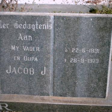 COETZER Jacob J. 1891-1973 &amp; Magdalena nee SMIT 1898-1973