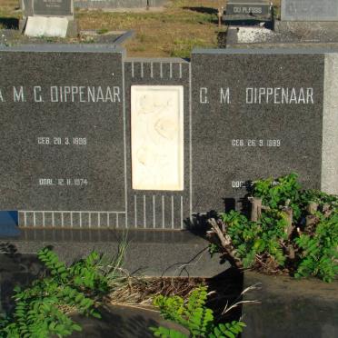 DIPPENAAR C.M. 1899-1978 &amp; A.M.C. 1898-1974