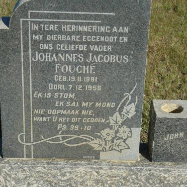 FOUCHÉ Johannes Jacobus 1891-1956
