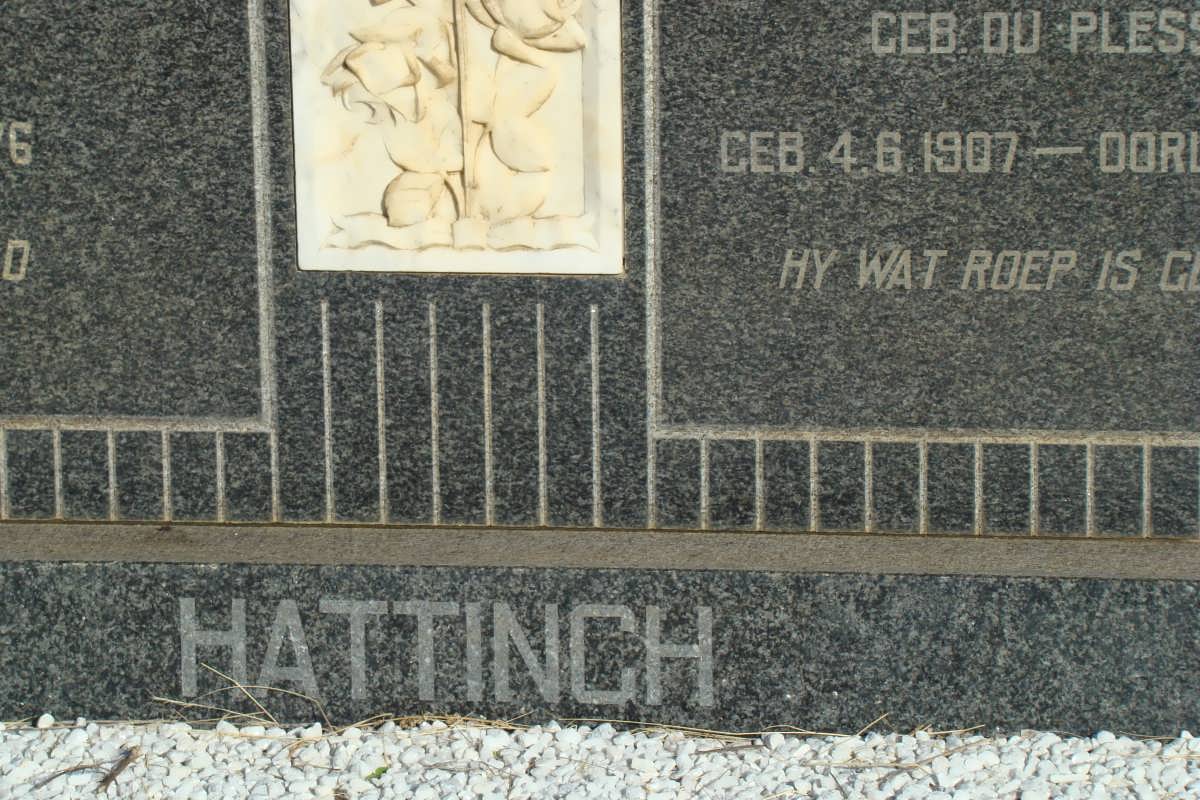 HATTINGH George Marthinus 1909-1976