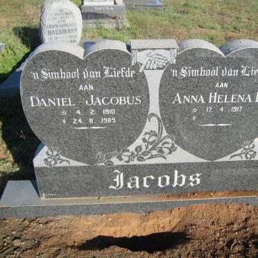 JACOBS Daniel Jacobus 1910-1985 &amp; Anna Helena E. 1917-
