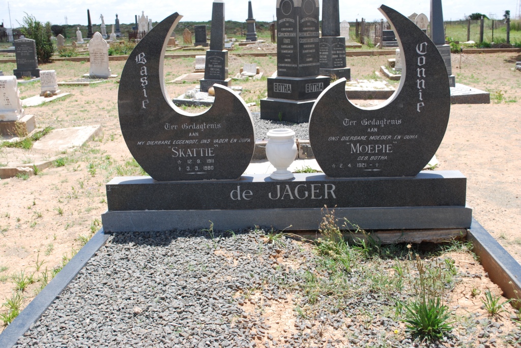 JAGER Basie, de 1911-1980 &amp; Connie BOTHA 1921-