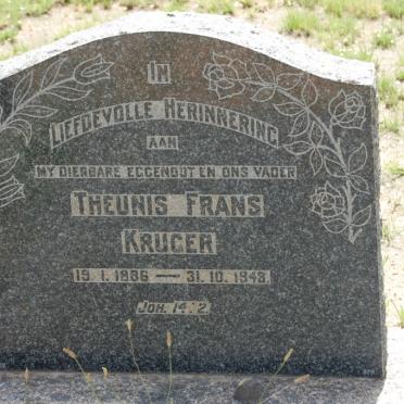 KRUGER Theunis Frans 1886-1948