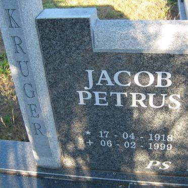 KRUGER Jacob Petrus 1918-1999