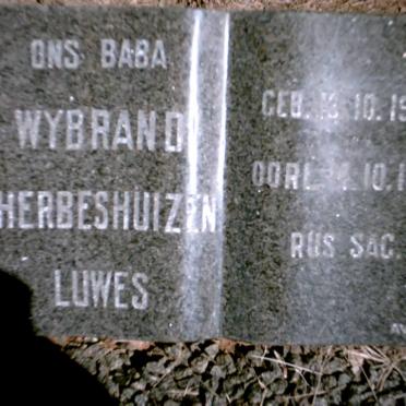 LUWES Wybrand Herbeshuizen 1973-1973