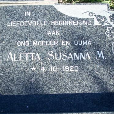 ? Henning Johannes 1910-1988 &amp; Aletta Susanna M. 1920-