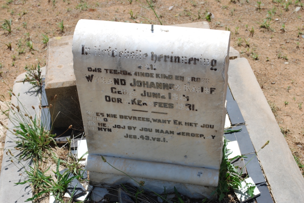 NAUDE Wynand Johannes 1913-1931