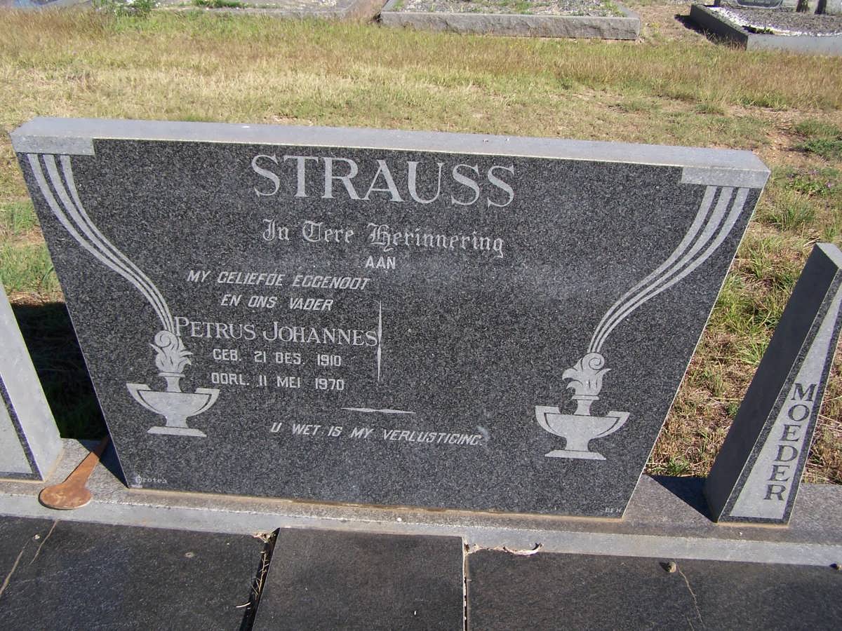 STRAUSS Petrus Johannes 1910-1970