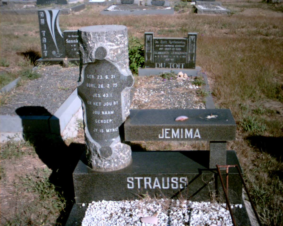 STRAUSS Jemima 1921-1975