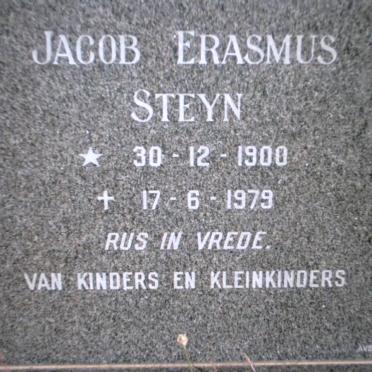 STEYN Jacob Erasmus 1900-1979