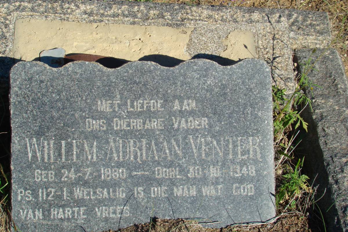 VENTER Willem Adriaan 1880-1948