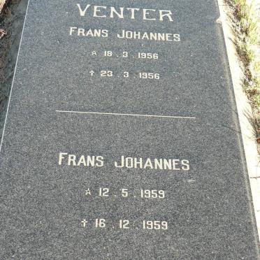 VENTER Frans Johannes 1956-1956 :: VENTER Frans Johannes 1959-1959