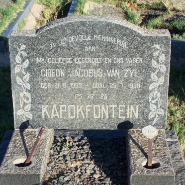 ZYL Gideon Jacobus, van 1903-1959