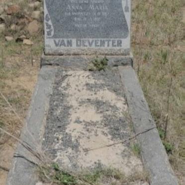 DEVENTER Anna Maria, van nee DU PREEZ 1867-1952