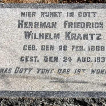 KRANTZ Herrman Friedrich Wilhelm 1888-1937