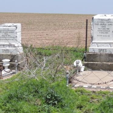 Free State, REITZ district, Sonneblom 422, farm cemetery