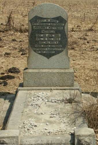 WESSELS Johannes Mattheus 1861-1920