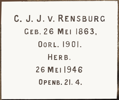 RENSBURG C.J.J., v. 1863-1901