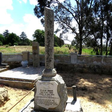 JAGER C.J., de 1898-1918 _1