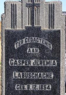 LABUSCHAGNE Casper Jeremia 1854-1930