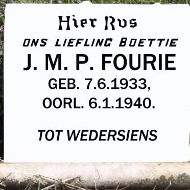 FOURIE J.M.P. 1933-1940