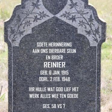 NIEKERK Reinier, van 1915-1948