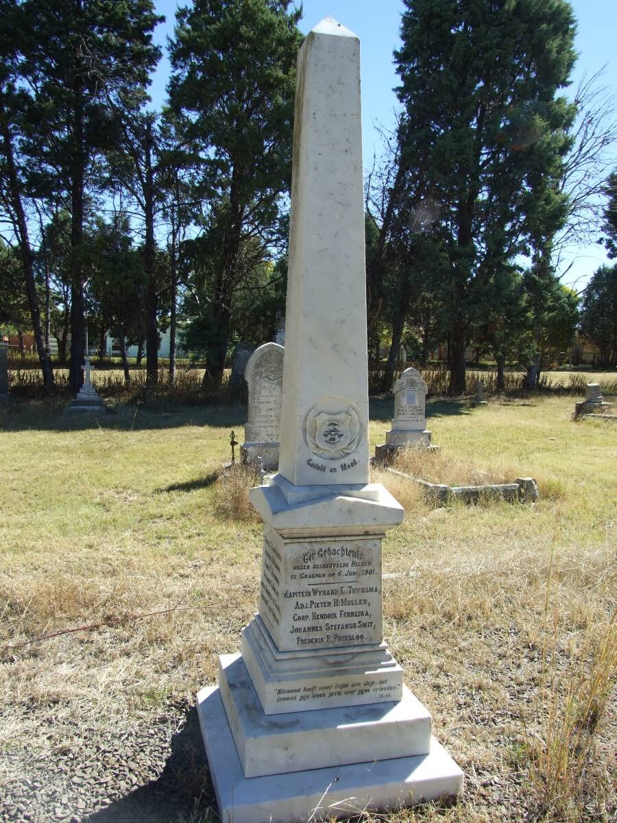 1. Memorial stone: Anglo Boer War - South African soldiers