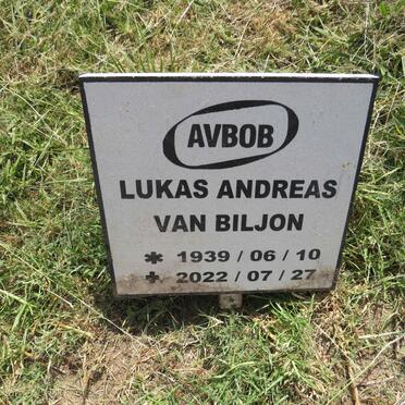 BILJON Lukas Andreas, van 1939-2022