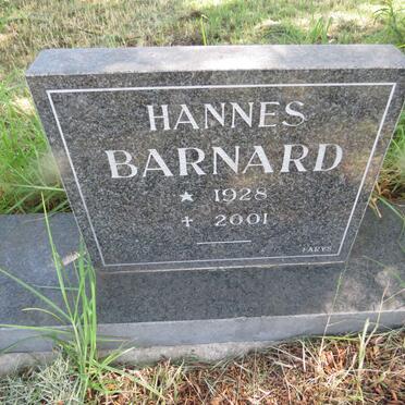 BARNARD Hannes 1928-2001