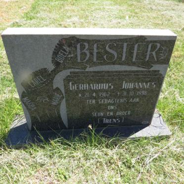 BESTER Gerhardus Johannes 1962-1998