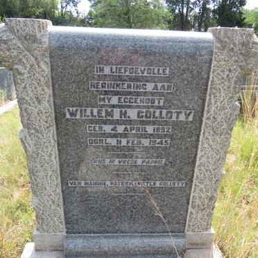 COLLOTY Willem H. 1892-1945