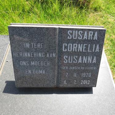 DUVENAGE Jacobus Adriaan 1921-1988 & Susara Cornelia Susanna JANSEN VAN VUUREN 1920-2012 _2