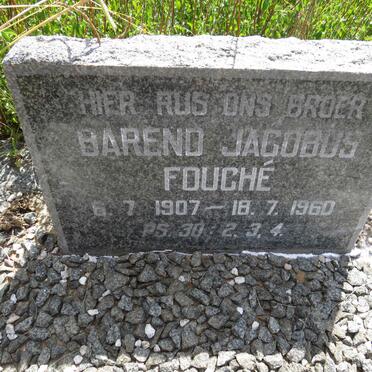 FOUCHE Barend Jacobus 1907-1960