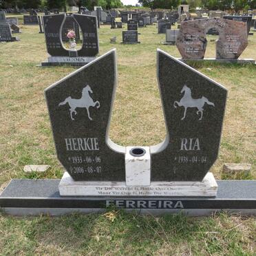 FERREIRA Herkie 1933-2006 & Ria 1938-