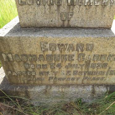 GARDNER Edward Marmaduke 1836-1914