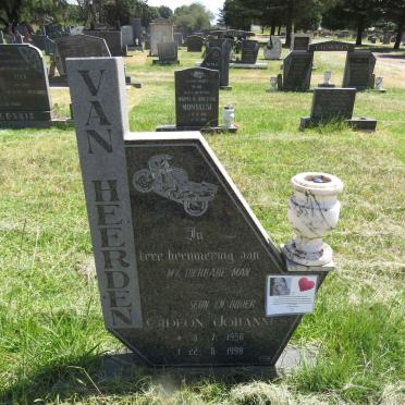 HEERDEN Gideon Johannes, van 1958-1998 _1